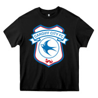 Black cardiff-city-fc Heavy Core Tee - linhVisuals