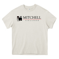 Cream Mitchell College Heavy Core Tee - linhVisuals