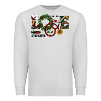 Dove Grey christmas love nurselife Premium Sweatshirt - RanaPortraitStore