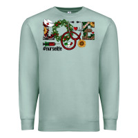 Seafoam christmas love nurselife Premium Sweatshirt - RanaPortraitStore
