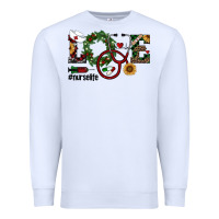 White christmas love nurselife Premium Sweatshirt - RanaPortraitStore