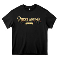 Black 2022#ROCKLAHOMA Heavy Core Tee - linhVisuals