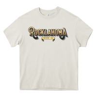 Cream 2022#ROCKLAHOMA Heavy Core Tee - linhVisuals