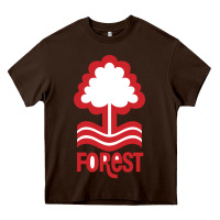 Chocolate Brown forest-fc Heavy Core Tee - linhVisuals