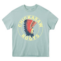 Arona chickasaw roots headdress native american chickasaw nation Heavy Core Tee - linhVisuals