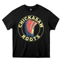 Black chickasaw roots headdress native american chickasaw nation Heavy Core Tee - linhVisuals