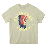 Mossy chickasaw roots headdress native american chickasaw nation Heavy Core Tee - linhVisuals