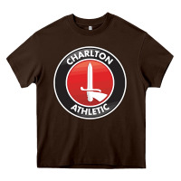Chocolate Brown charlton-fc Heavy Core Tee - linhVisuals