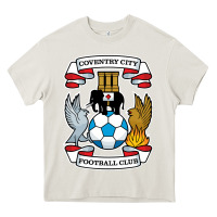 Cream coventry-city-fc Heavy Core Tee - linhVisuals