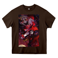 Chocolate Brown hazbin, hazbin hotel alastor, jeby,angel dust, demon Heavy Core Tee - linhVisuals