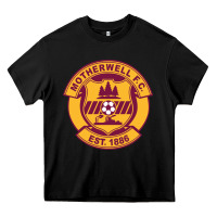 Black motherwell-fc Heavy Core Tee - linhVisuals