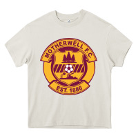 Cream motherwell-fc Heavy Core Tee - linhVisuals