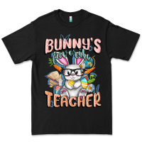 Black Bunny's Favorite Teacher Easter Day Premium Tee - FaDigitalArtStudio