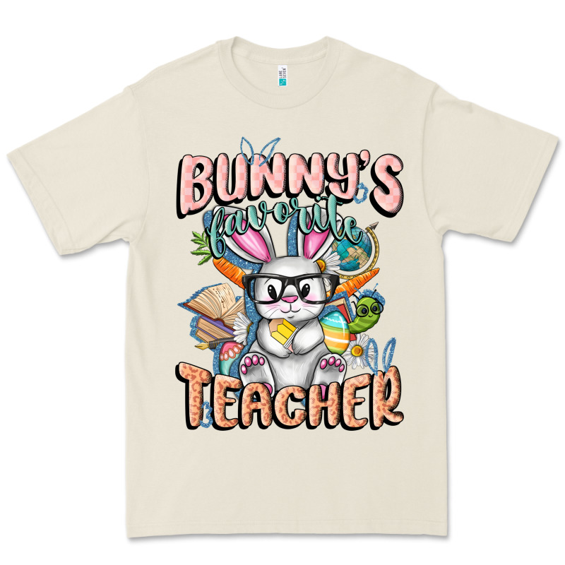 Bunny's Favorite Teacher Easter Day Premium Tee by FaDigitalArtStudio | Teevron