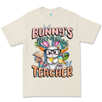 Bone Bunny's Favorite Teacher Easter Day Premium Tee - FaDigitalArtStudio