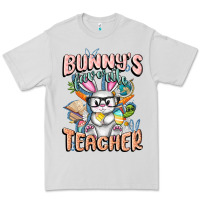 Dove Grey Bunny's Favorite Teacher Easter Day Premium Tee - FaDigitalArtStudio