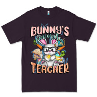 Plum Bunny's Favorite Teacher Easter Day Premium Tee - FaDigitalArtStudio
