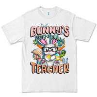 White Bunny's Favorite Teacher Easter Day Premium Tee - FaDigitalArtStudio