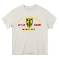 Cream 18th military police brigade vietnam veteran veterans day Heavy Core Tee - linhVisuals