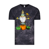 Cloud Black Scracrow Vintage Tee - CowhideDigitalArt