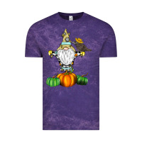 Cloud Purple Scracrow Vintage Tee - CowhideDigitalArt