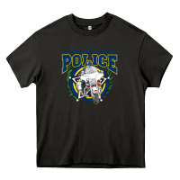 Motorcycle Police Law Enforcement Heavy Core Tee | Teevron