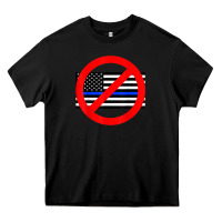 Black anti police state tee Heavy Core Tee - linhVisuals