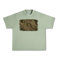 Oil Green Camouflage Glitter Background Urban Heavy Tee - Jasminsmagicworld