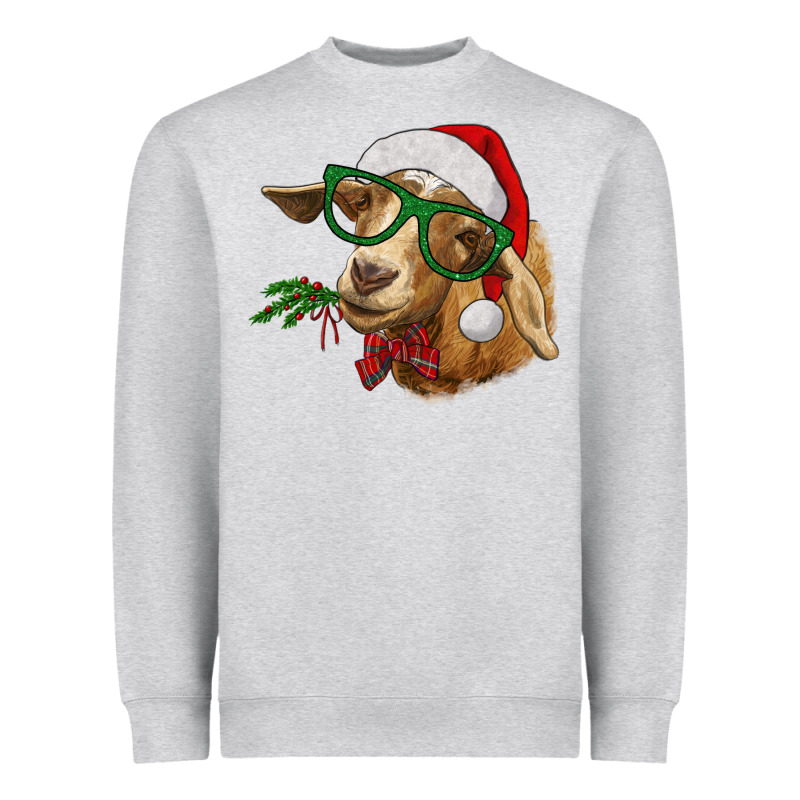 Christmas Goat Heavyweight Sweatshirt by RanaPortraitStore | Teevron