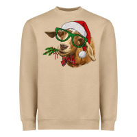 Mushroom christmas goat Heavyweight Sweatshirt - RanaPortraitStore