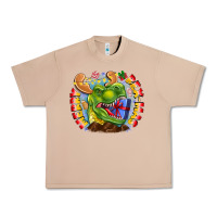 Burro Merry Rexmas Urban Heavy Tee - CowhideDigitalArt