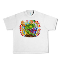 Lunar Rock Merry Rexmas Urban Heavy Tee - CowhideDigitalArt