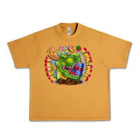 Peanut Butter Merry Rexmas Urban Heavy Tee - CowhideDigitalArt