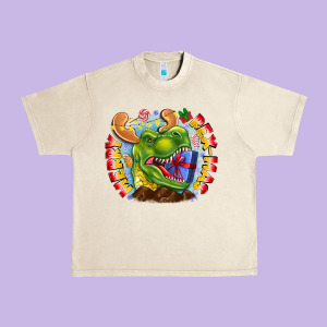 Merry Rexmas Urban Heavy Tee Designed By Cowhidedigitalart