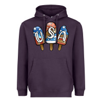 Plum USA Patriotic Leopard Popsicles Heavyweight Hoodie - Jasminsmagicworld