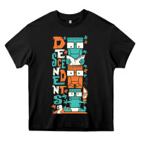 Black oke 15 Heavy Core Tee - linhVisuals