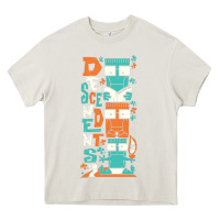 Cream oke 15 Heavy Core Tee - linhVisuals