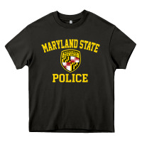 Asphalt maryland state police Heavy Core Tee - linhVisuals