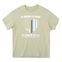 Mossy national police week shirt in memory and honor us flag Heavy Core Tee - linhVisuals