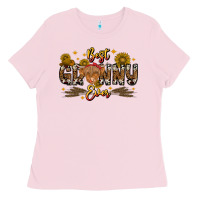 Bubblegum Pink best granny ever western theme Ladies Tee - CowhideDigitalArt