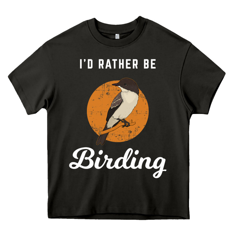 Birding Birdwatching Eastern Phoebe Heavy Core Tee by linhVisuals | Teevron