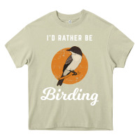 Mossy birding birdwatching eastern phoebe Heavy Core Tee - linhVisuals
