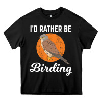 Birding Birdwatching Kestrel Bird Bird Heavy Core Tee | Teevron