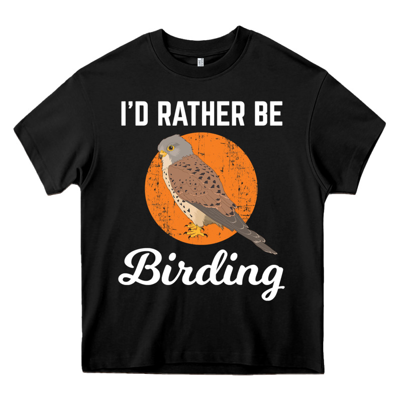 Birding Birdwatching Kestrel Bird Bird Heavy Core Tee by linhVisuals | Teevron