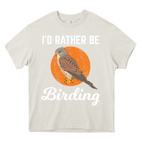 Cream birding birdwatching kestrel bird bird Heavy Core Tee - linhVisuals