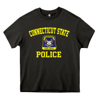 Asphalt connecticut state police Heavy Core Tee - linhVisuals