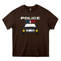 Chocolate Brown cool policeman law enforcement deputy kawaii police mobile premium Heavy Core Tee - linhVisuals