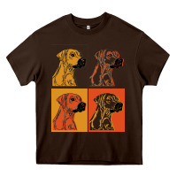 Chocolate Brown rhodesian ridgeback t  shirt rhodesian ridgeback dog gift idea t  shir Heavy Core Tee - linhVisuals
