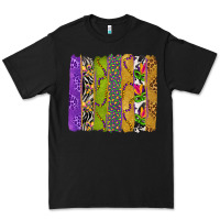 Black Mardi Gras Brushstrokes Premium Tee - BundleAndBundleShop
