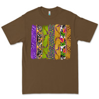 Cacao Mardi Gras Brushstrokes Premium Tee - BundleAndBundleShop